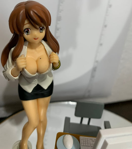 The Melancholy of Haruhi Suzumiya Kita High School HR set Mikuru Asahina 12cm Sega Prize #076