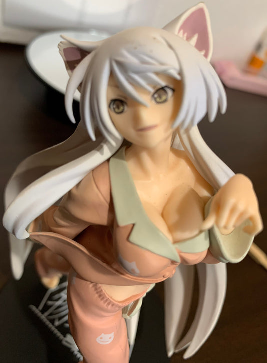 Monogatari Series Neko Figure Premium Black Hanekawa 18 cm Sega Prize #078