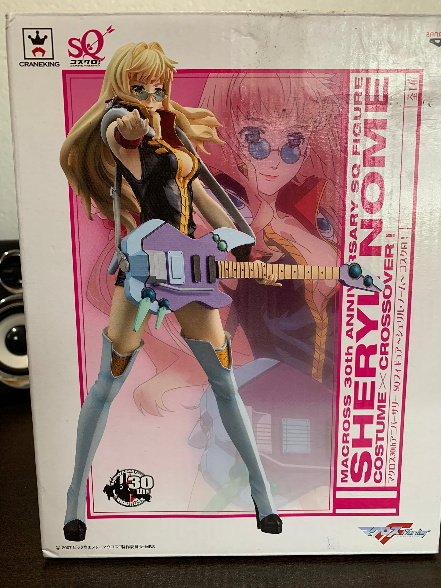 Macross Frontier Macross 30th Anniversary Costume X Crossover SQ Figure Sheryl Nome 22cm Craneking Banpresto #101