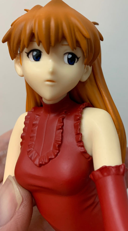 Neon Genesis Evangelion Extra Figure White & Red Ver.1 Asuka Langley 10cm SEGA Prize #125