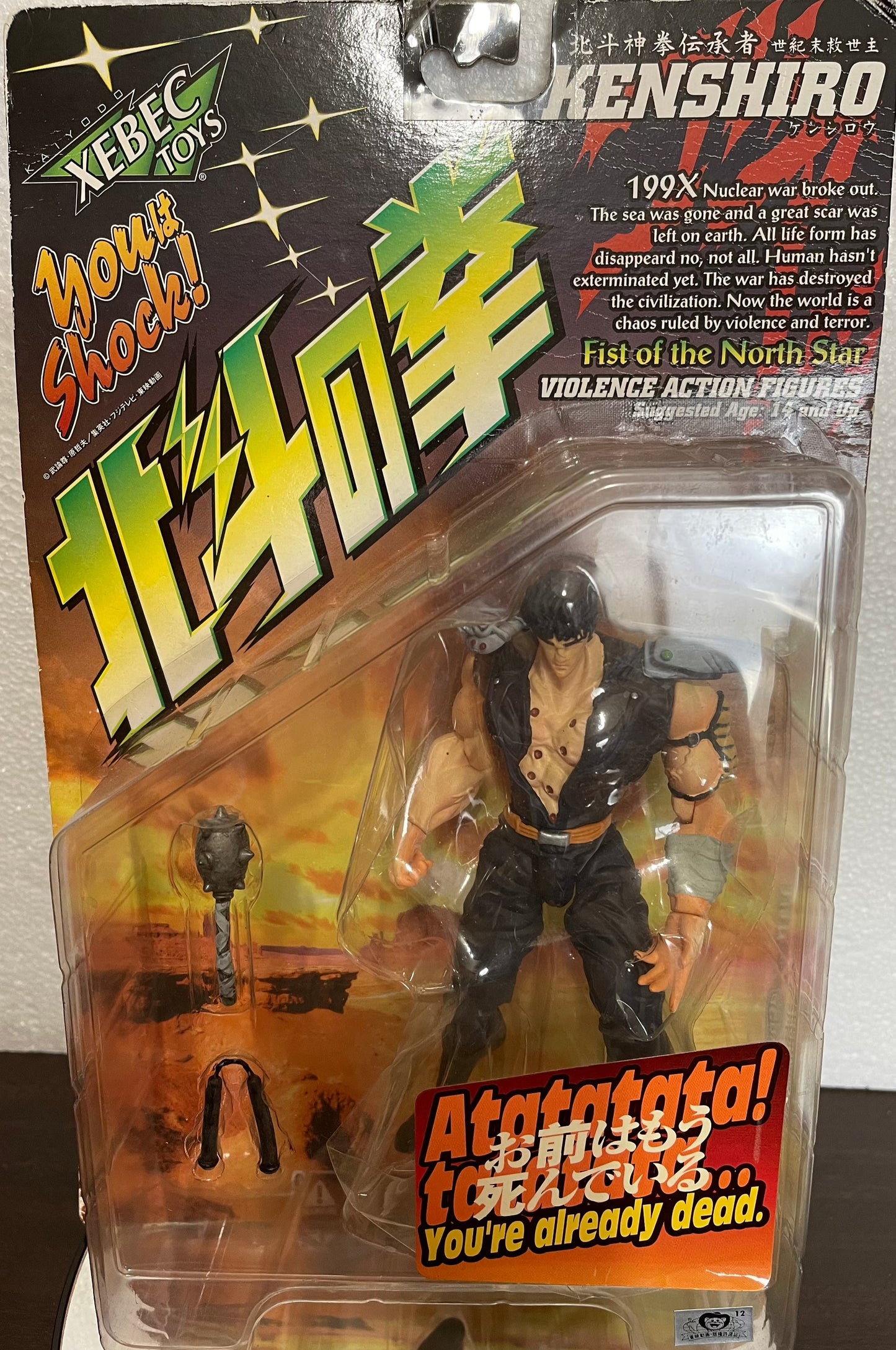 Fist of the North Star Kenshiro 18cm Kayodo Xebec Toys New #041